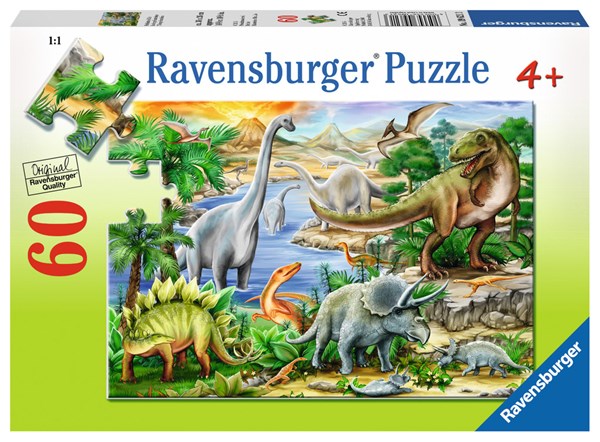 Ravensburger (09621) - "Prehistoric Life" - 60 pezzi