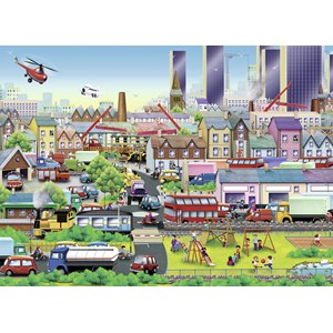 Ravensburger (09630) - "Busy Neighborhood" - 60 pezzi