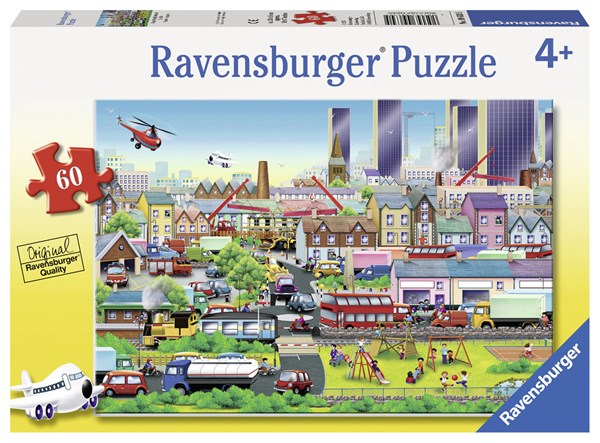 Ravensburger (09630) - "Busy Neighborhood" - 60 pezzi