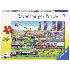 Ravensburger (09630) - "Busy Neighborhood" - 60 pezzi