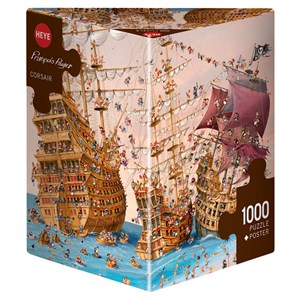 Heye (29570) - François Ruyer: "Pirate Ship" - 1000 pezzi
