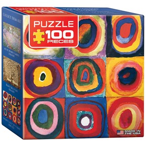 Eurographics (8104-1323) - Vassily Kandinsky: "Color Study of Squares" - 100 pezzi
