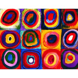 Eurographics (8104-1323) - Vassily Kandinsky: "Color Study of Squares" - 100 pezzi