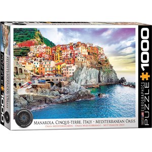 Eurographics (6000-0786) - "Cinque Terre, Manarola Italy, Mediterranean Oasis" - 1000 pezzi