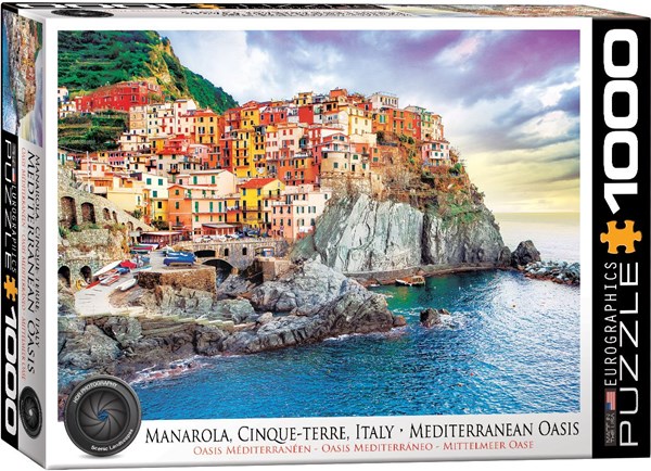 Eurographics (6000-0786) - "Cinque Terre, Manarola Italy, Mediterranean Oasis" - 1000 pezzi