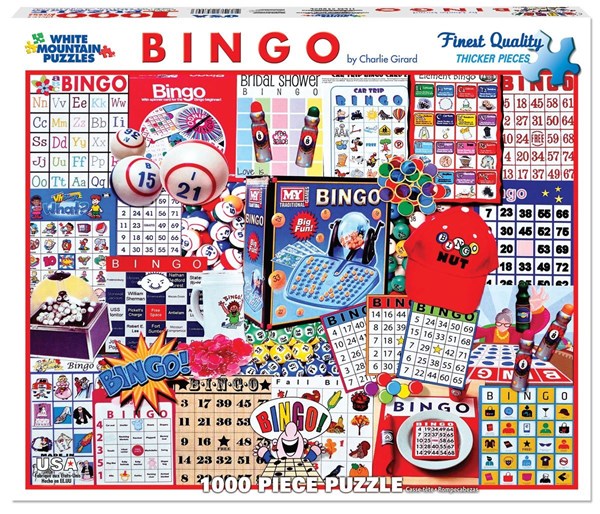 White Mountain (1087PZ) - Charlie Girard: "Bingo" - 1000 pezzi