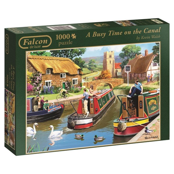 Falcon (11107) - Kevin Walsh: "Busy Time on the Canal" - 1000 pezzi