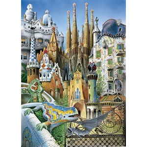 Educa (11874) - "Collage Gaudi" - 1000 pezzi