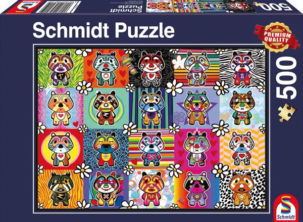 Schmidt Spiele (58215) - "Tantan & Momo" - 500 pezzi