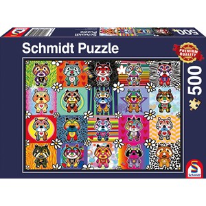 Schmidt Spiele (58215) - "Tantan & Momo" - 500 pezzi
