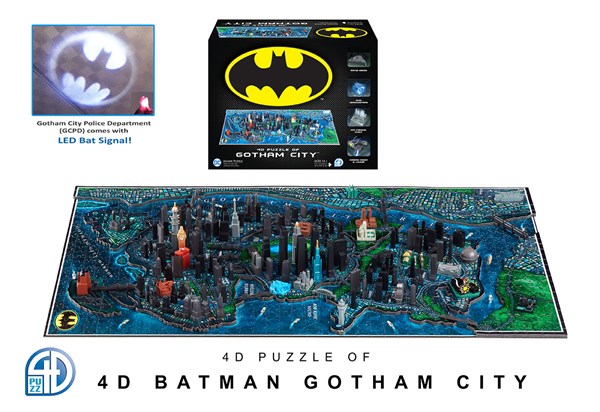 4D Cityscape (51104) - "4D Batman Gotham City" - 1000 pezzi