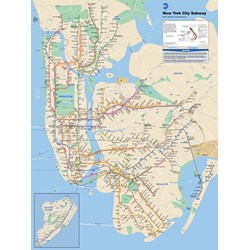 New York Puzzle Co (SW101) - "NYC Subway" - 500 pezzi