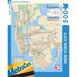 New York Puzzle Co (SW101) - "NYC Subway" - 500 pezzi