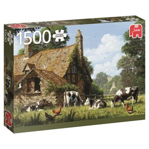 Jumbo (18579) - "Cows at a Farm" - 1500 pezzi