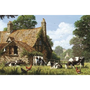 Jumbo (18579) - "Cows at a Farm" - 1500 pezzi