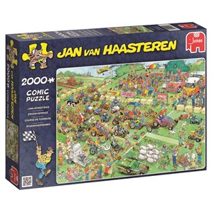 Jumbo (19022) - Jan van Haasteren: "Lawn Mower Race" - 2000 pezzi