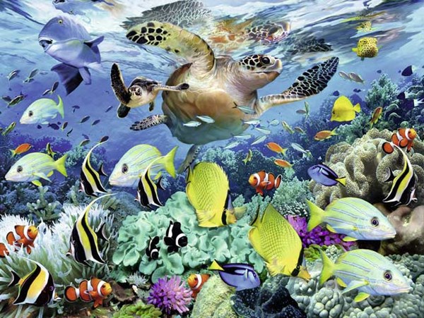 Ravensburger (10009) - Howard Robinson: "Underwater Paradise" - 150 pezzi