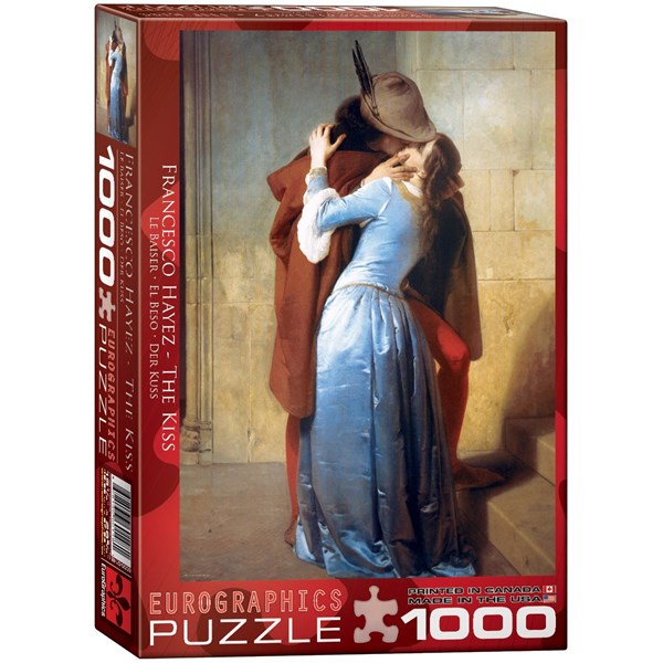 Eurographics (6000-0148) - Francesco Hayez: "The Kiss" - 1000 pezzi