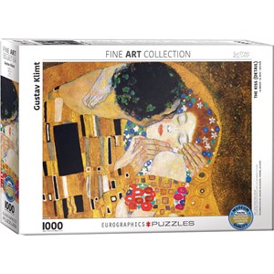 Eurographics (6000-0142) - Gustav Klimt: "The Kiss (Detail)" - 1000 pezzi