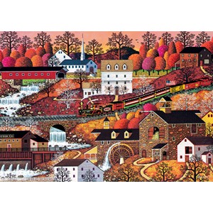 Buffalo Games (3714) - Charles Wysocki: "Waterfall Valley" - 500 pezzi