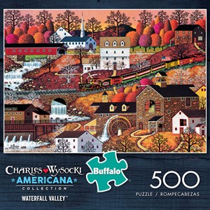 Buffalo Games (3714) - Charles Wysocki: "Waterfall Valley" - 500 pezzi