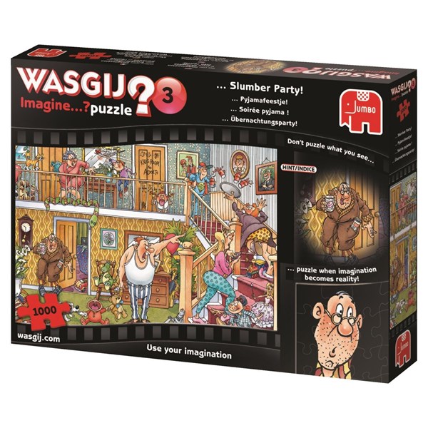 Jumbo (19142) - "Wasgij Imagine 3: Slumber Party" - 1000 pezzi