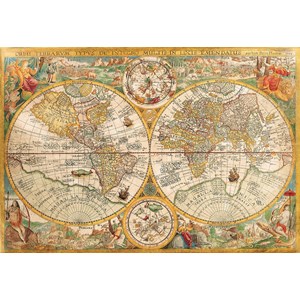 Clementoni (32557) - "Ancient Map, Petrus Plancius 1594" - 2000 pezzi