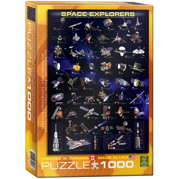 Eurographics (6000-2001) - "Space Explorers" - 1000 pezzi