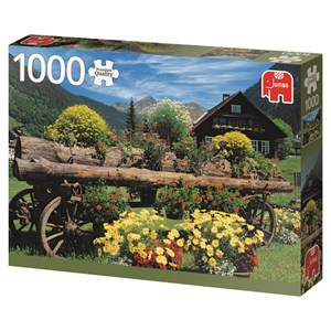 Jumbo (18335) - "Alpine Flowers" - 1000 pezzi