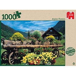 Jumbo (18335) - "Alpine Flowers" - 1000 pezzi