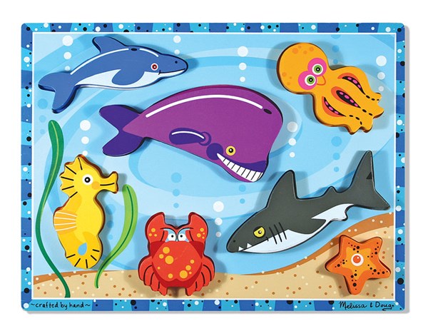 Melissa and Doug (3728) - "Sea Creatures" - 7 pezzi