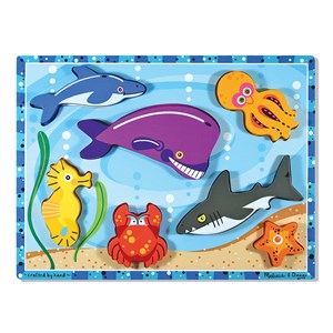 Melissa and Doug (3728) - "Sea Creatures" - 7 pezzi