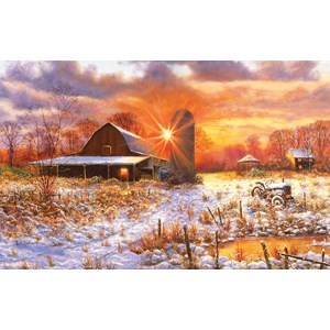 SunsOut (44223) - Bill Makinson: "Snow Barn" - 550 pezzi