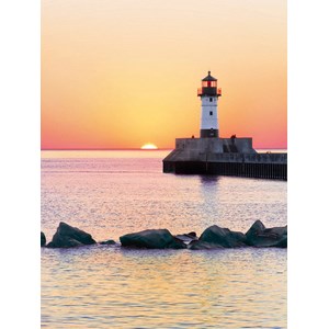 Clementoni (35003) - "Sunset to the Lighthouse" - 500 pezzi