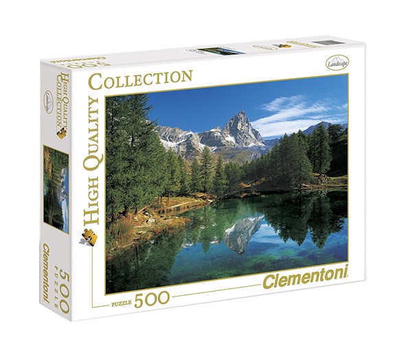 Clementoni (30360) - "The Blue Lake - Matterhorn" - 500 pezzi