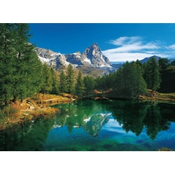 Clementoni (30360) - "The Blue Lake - Matterhorn" - 500 pezzi