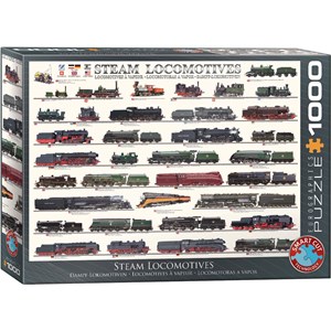 Eurographics (6000-0090) - "Steam Locomotives" - 1000 pezzi