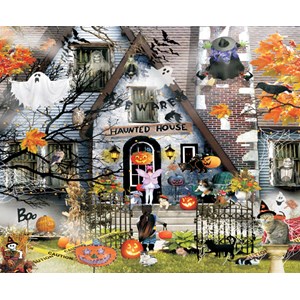 SunsOut (34965) - Lori Schory: "Haunted House" - 1000 pezzi