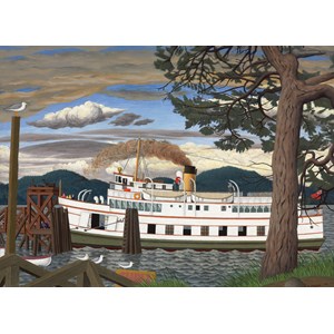 Cobble Hill (51016) - EJ Hughes: "The Car Ferry at Sidney BC" - 1000 pezzi