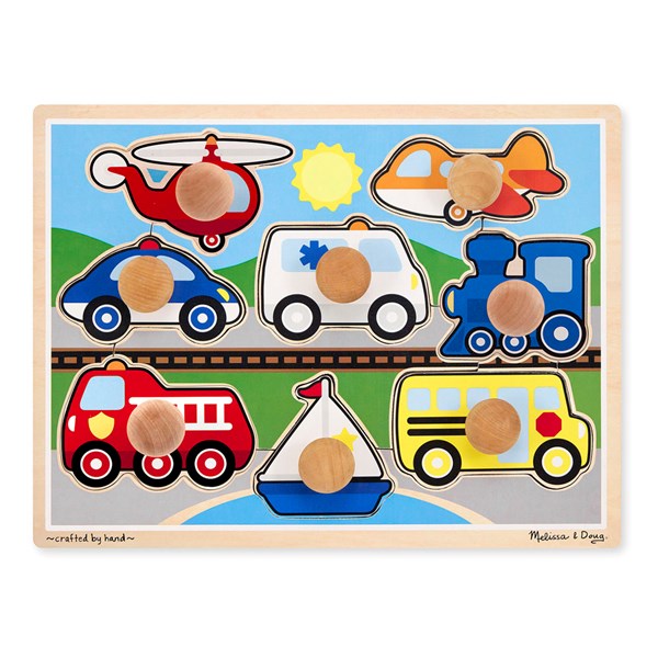 Melissa and Doug (8980) - "Vehicles" - 8 pezzi