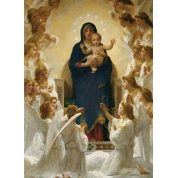 Eurographics (6000-7064) - William-Adolphe Bouguereau: "Virgin with Angels" - 1000 pezzi