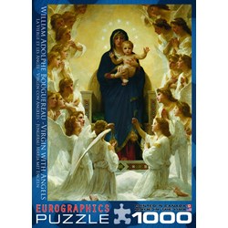 Eurographics (6000-7064) - William-Adolphe Bouguereau: "Virgin with Angels" - 1000 pezzi
