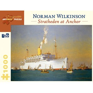 Pomegranate (AA842) - Norman Wilkinson: "Stratheden At Anchor" - 1000 pezzi