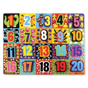 Melissa and Doug (3832) - "Jumbo Numbers" - 20 pezzi