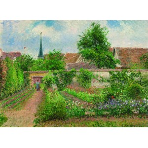 Eurographics (6000-0825) - Pissaro Camille: "Vegetable Garden Overcast Morning" - 1000 pezzi