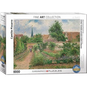 Eurographics (6000-0825) - Pissaro Camille: "Vegetable Garden Overcast Morning" - 1000 pezzi