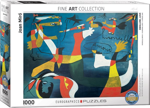 Eurographics (6000-0859) - Joan Miro: "Swallow, Love" - 1000 pezzi