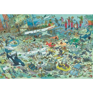 Jumbo (17080) - Jan van Haasteren: "Deep Sea Fun" - 2000 pezzi