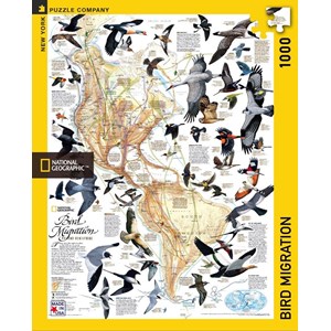 New York Puzzle Co (NPZNG1715) - "Bird Migration" - 1000 pezzi