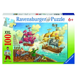 Ravensburger (10666) - "Pirate Battle" - 100 pezzi